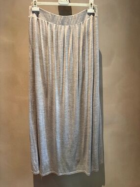 EILEEN FISHER Grey Long Skirt